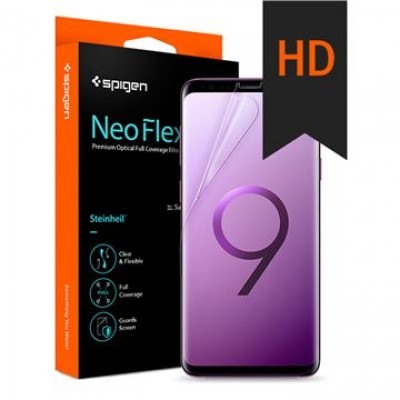 Spigen SGP Screen Protector Film Neo Flex HD Crystal Clear for Samsung Galaxy S9 case friendly - 592FL22815